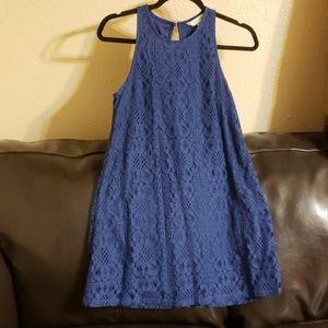 Navy Lace Dress
